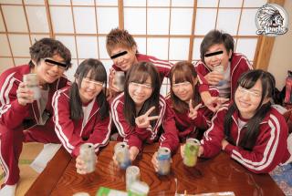 Apache AV AP-438 Forced To Take A Class Mate On A School Excursion And Make It Drunk And A Violent V