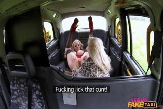 Fakehub - Femalefaketaxi - Insatiable horny blondes taxi fuck