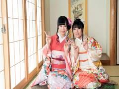 Caribbeancom CR-010824-001 New Year Twisting Game with Kimono Girls New Year Furisode Beauty 4 Color Twisting Game! Dirty juice-covered party